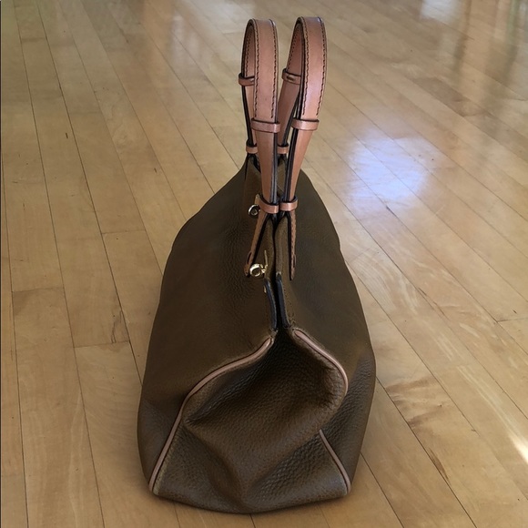 VBH beige leather satchel bag! Authentic! - Picture 6 of 8